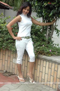 Madhavi Latha in White