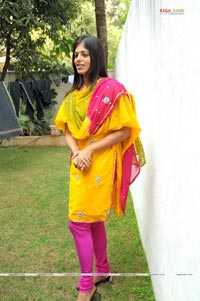 Sindhu Menon in Yellow
