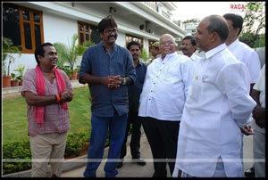 CM YS Rajasekhar Reddy-Brahmanandam Film