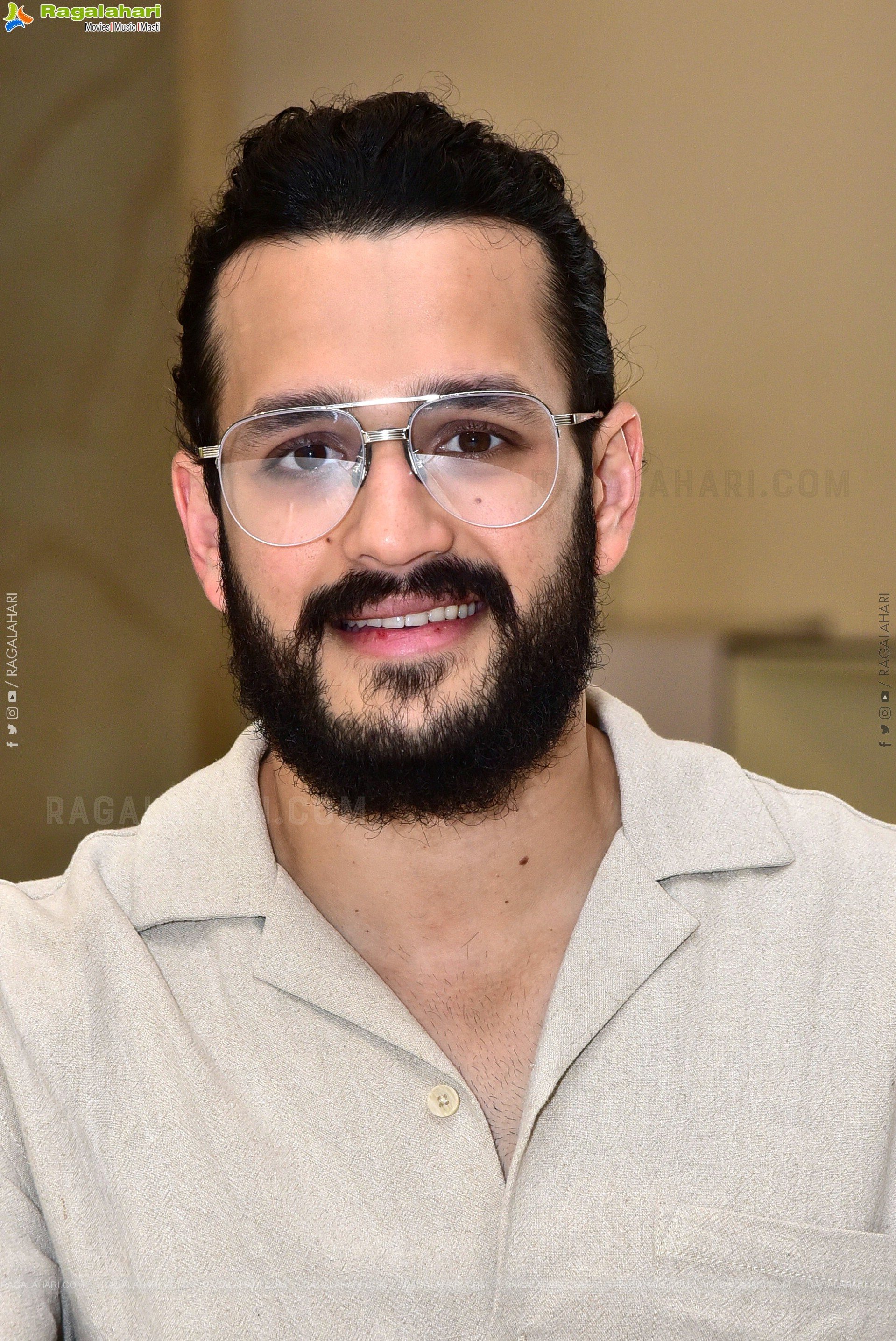 Akhil Stills at Agent Interview, HD Photo Gallery