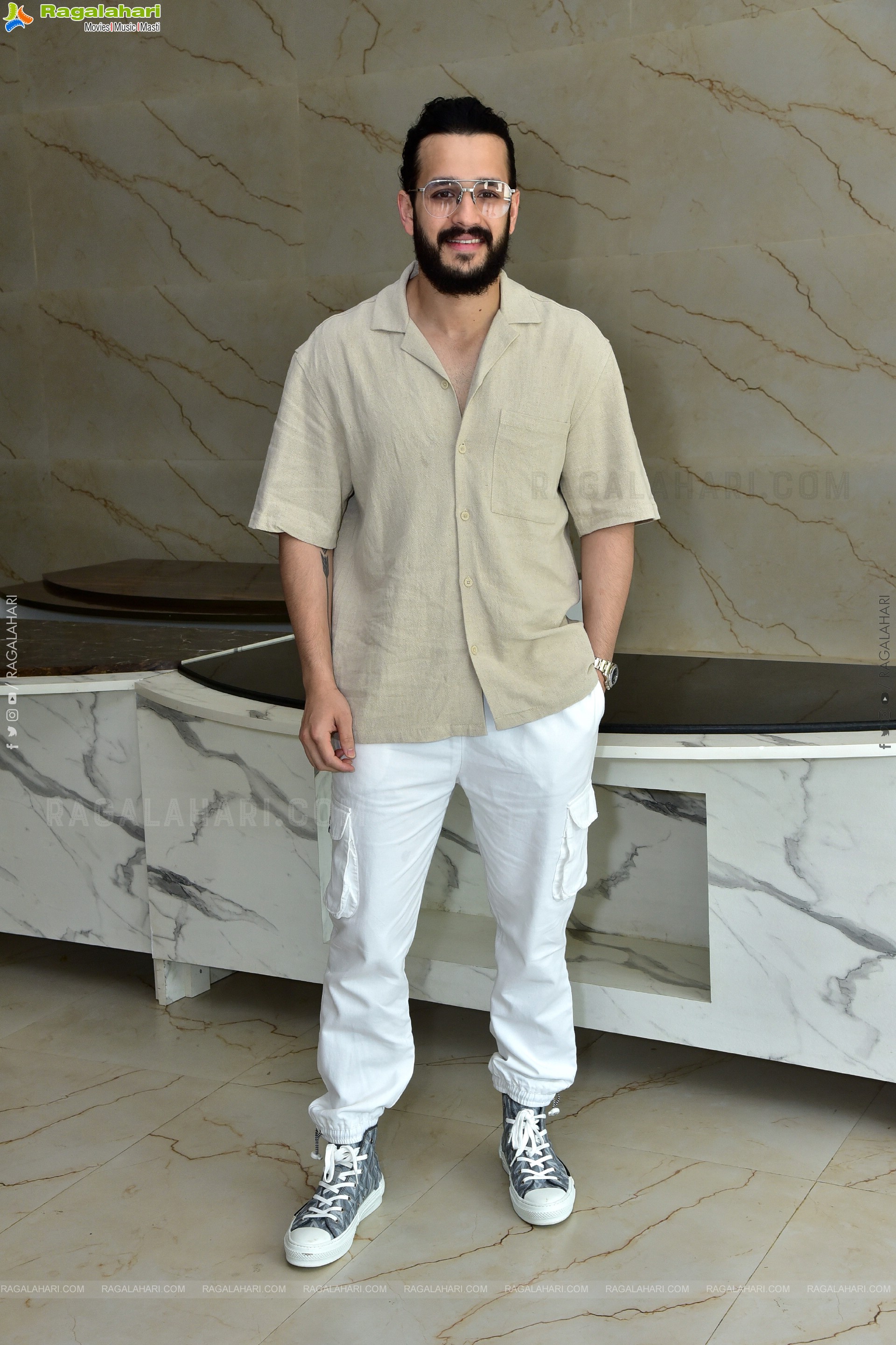 Akhil Stills at Agent Interview, HD Photo Gallery