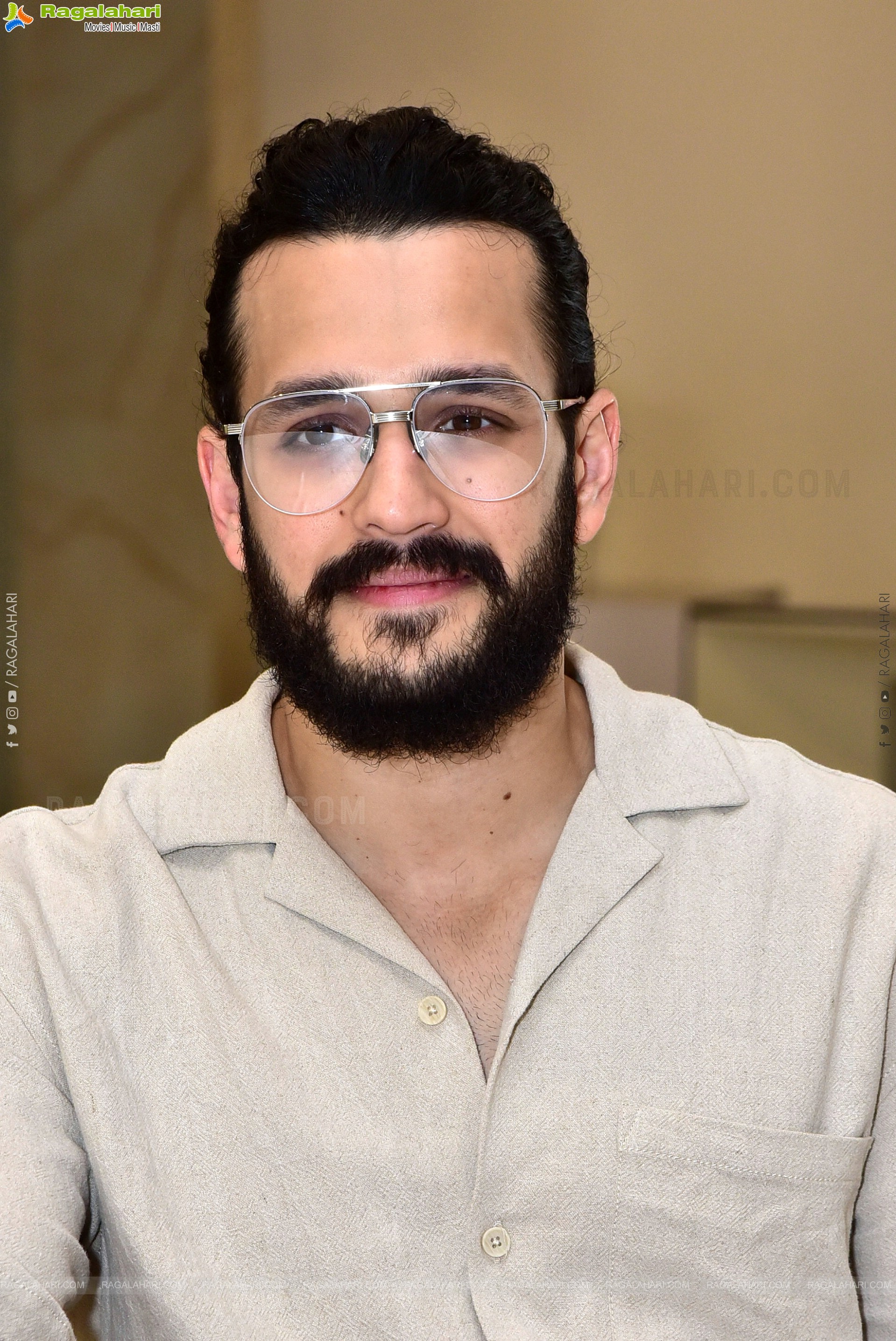 Akhil Stills at Agent Interview, HD Photo Gallery