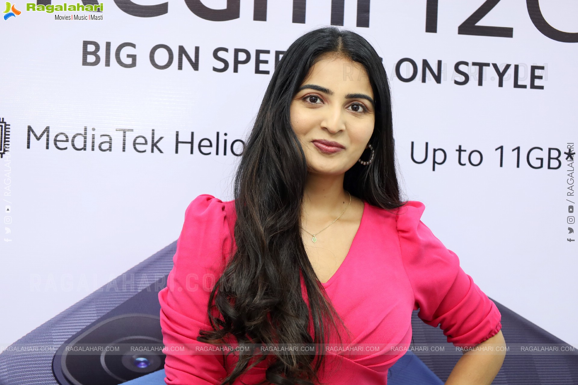 Ananya Nagalla at Redmi Mobile Launch, HD Gallery