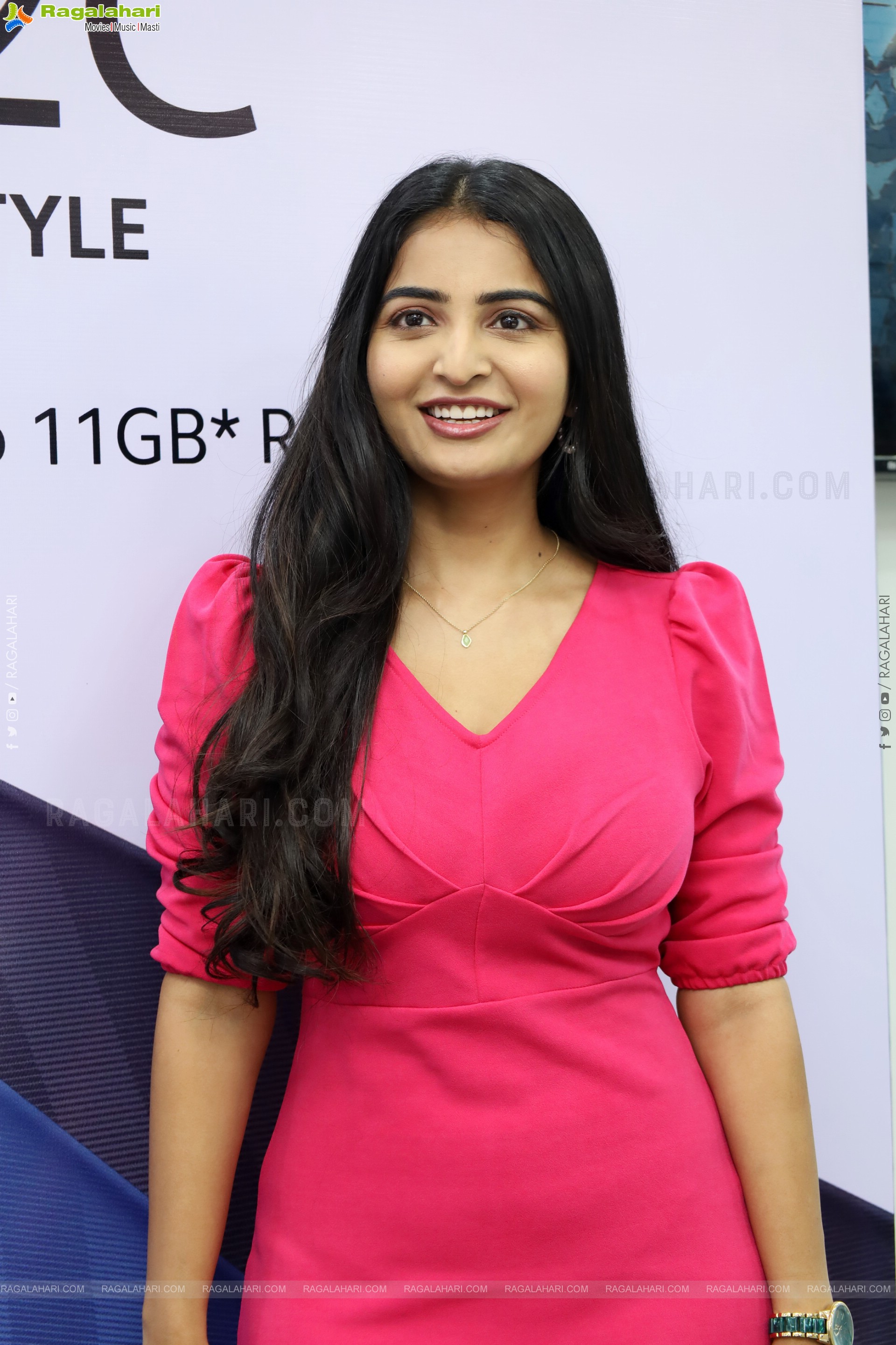 Ananya Nagalla at Redmi Mobile Launch, HD Gallery