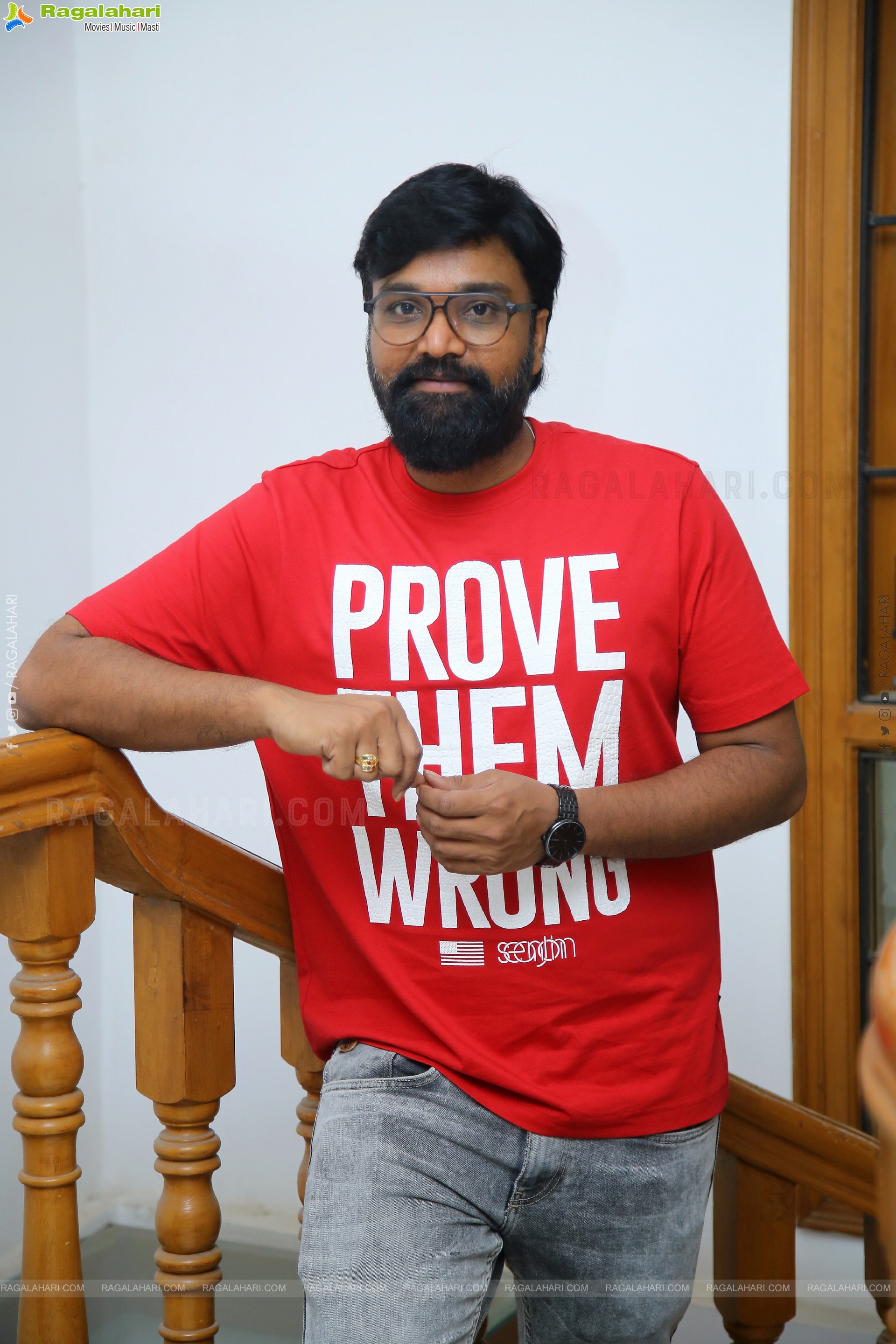 Director Karthik Varma Dandu at Virupaksha Interview, HD Gallery