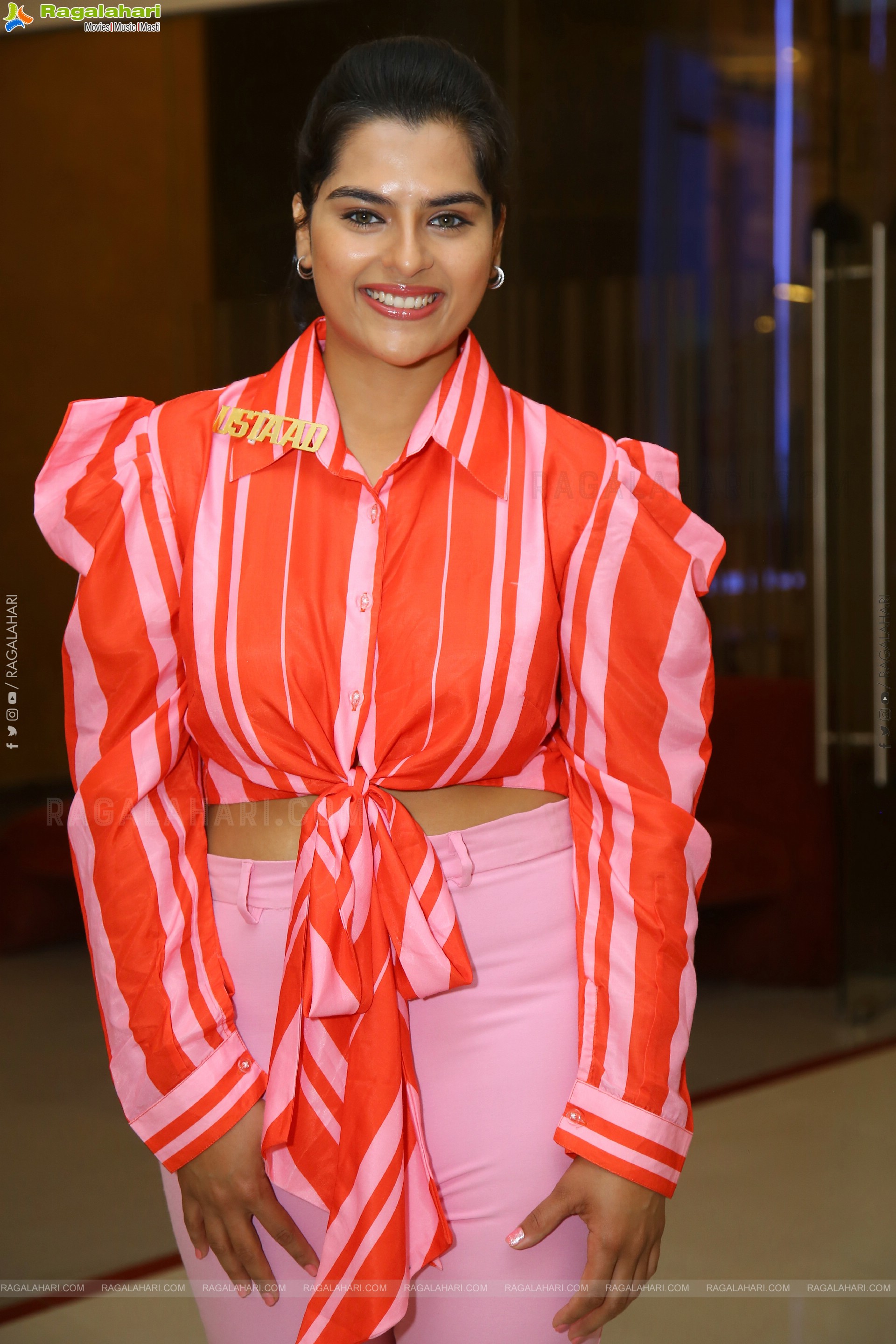 Kavya Kalyanram stills at Ustaad Teaser Launch, HD Gallery