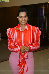Kavya Kalyanram at Ustaad Teaser Launch