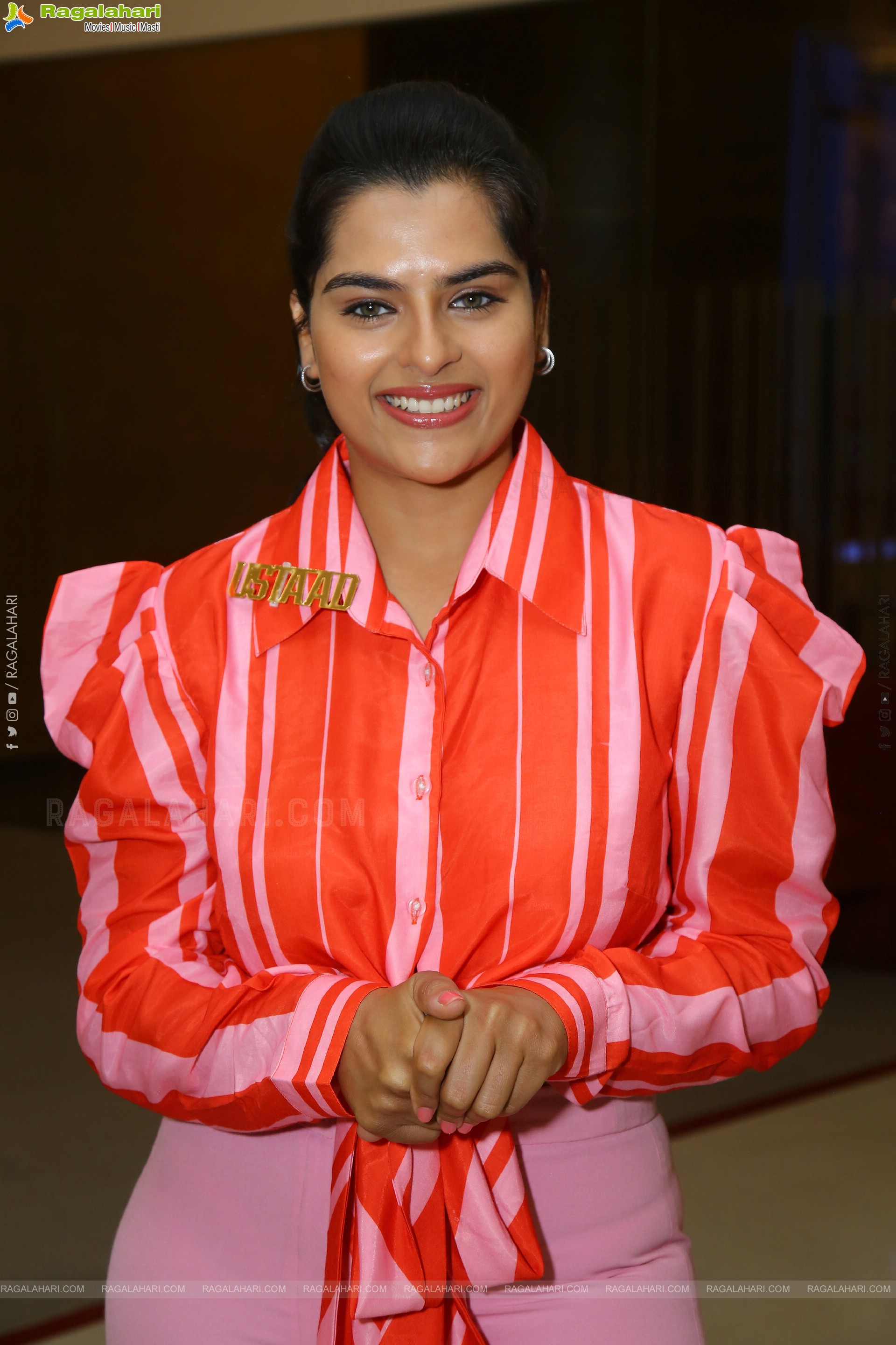 Kavya Kalyanram stills at Ustaad Teaser Launch, HD Gallery