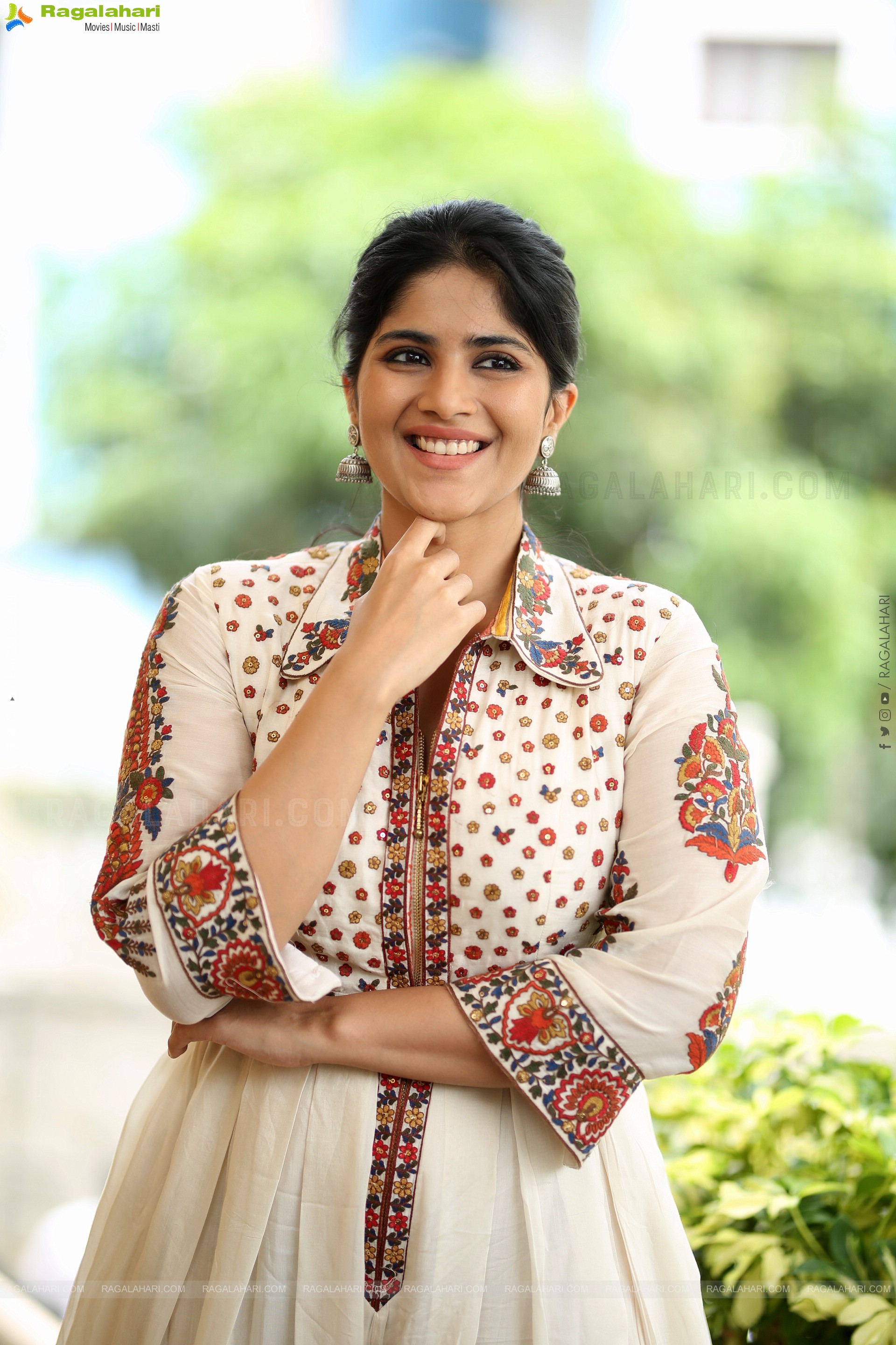 Megha Akash at Ravanasura Interview, HD Gallery