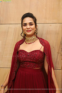 Mounika stills in Red Dress, HD Gallery