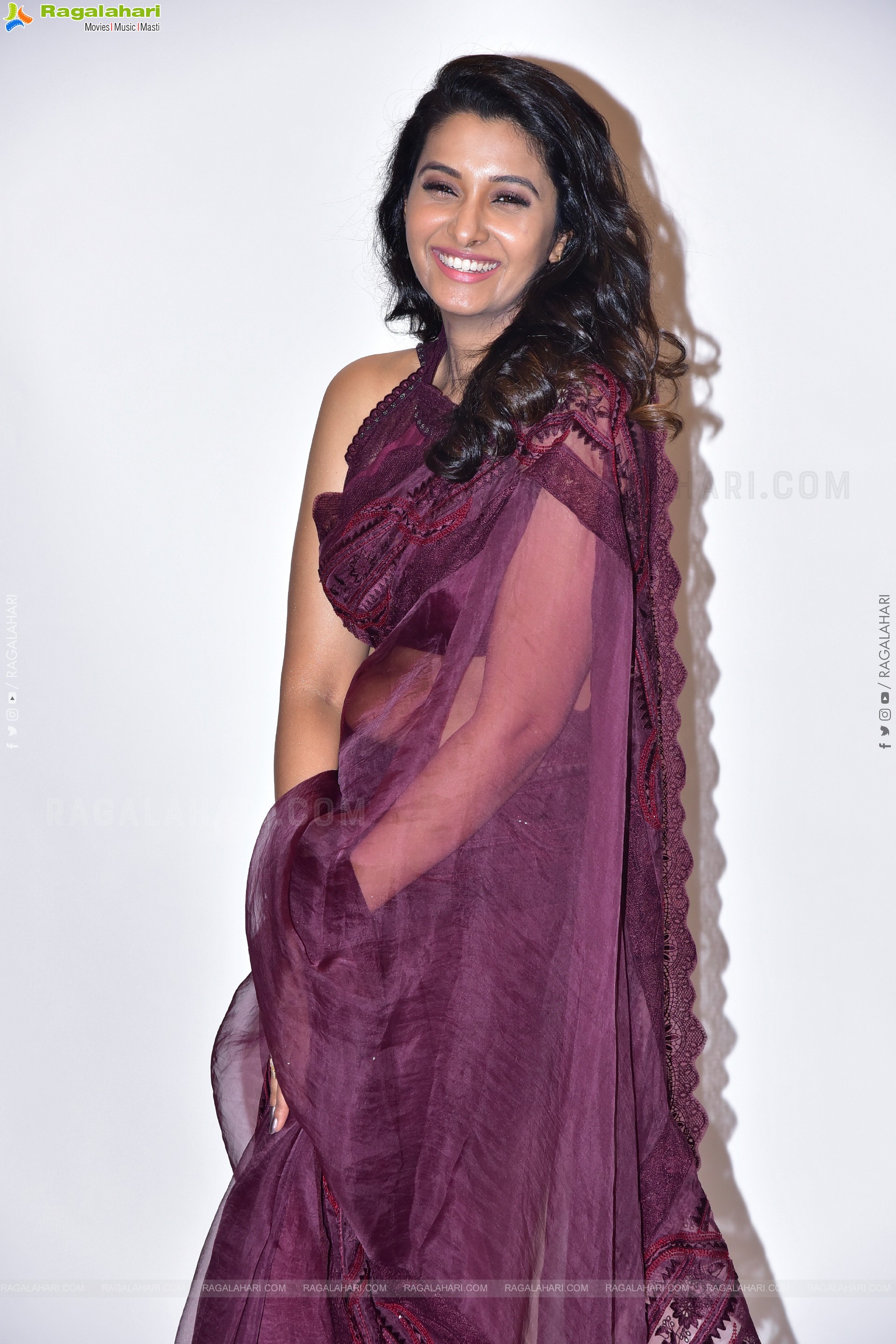 Priya Bhavani Shankar Stills at Rudrudu Prerelease Event, HD Gallery