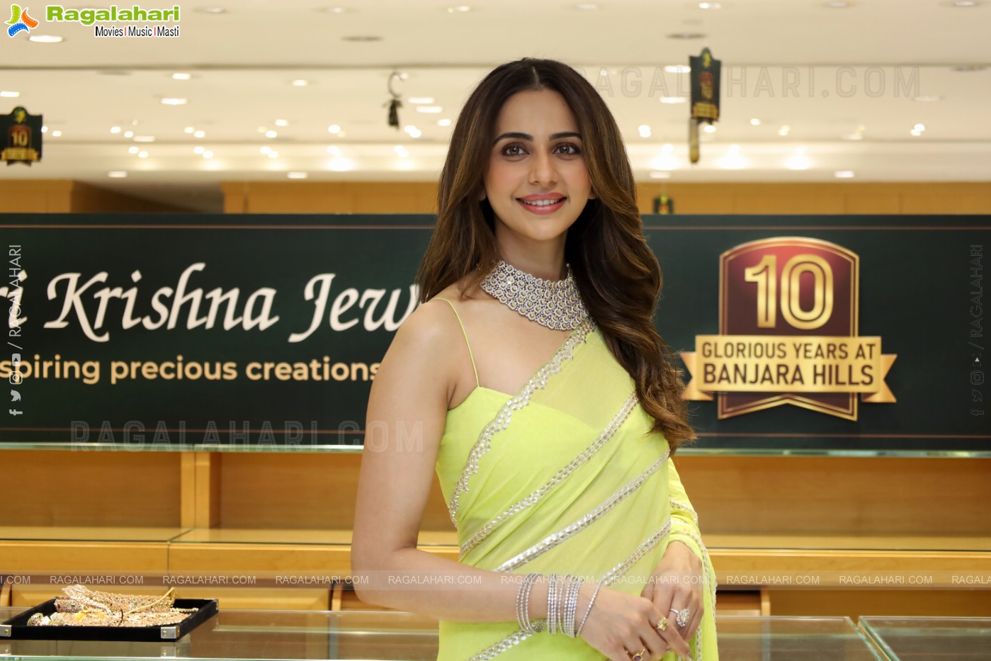 Rakul Preet Singh at Sri Krishna Jewellers, HD Gallery