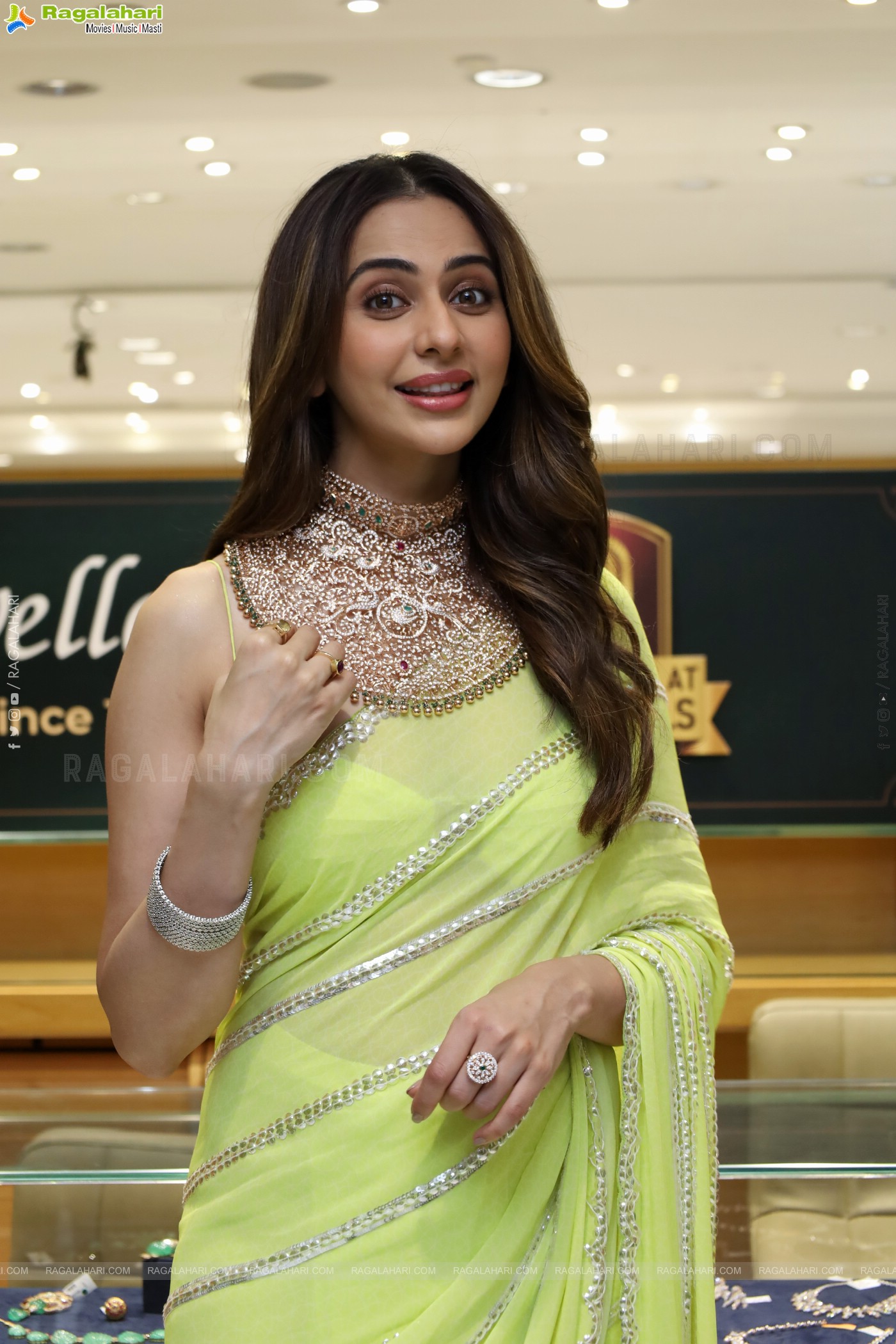 Rakul Preet Singh at Sri Krishna Jewellers, HD Gallery