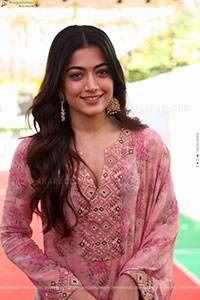 Rashmika Mandanna stills at Rainbow Launch