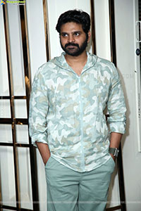 Sree Vishnu stills at Samajavaragamana Teaser Launch