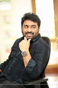 Director Sudheer Varma at Ravanasura Interview, HD Gallery