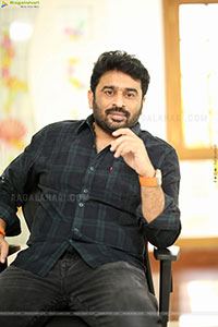 Director Sudheer Varma at Ravanasura Interview, HD Gallery