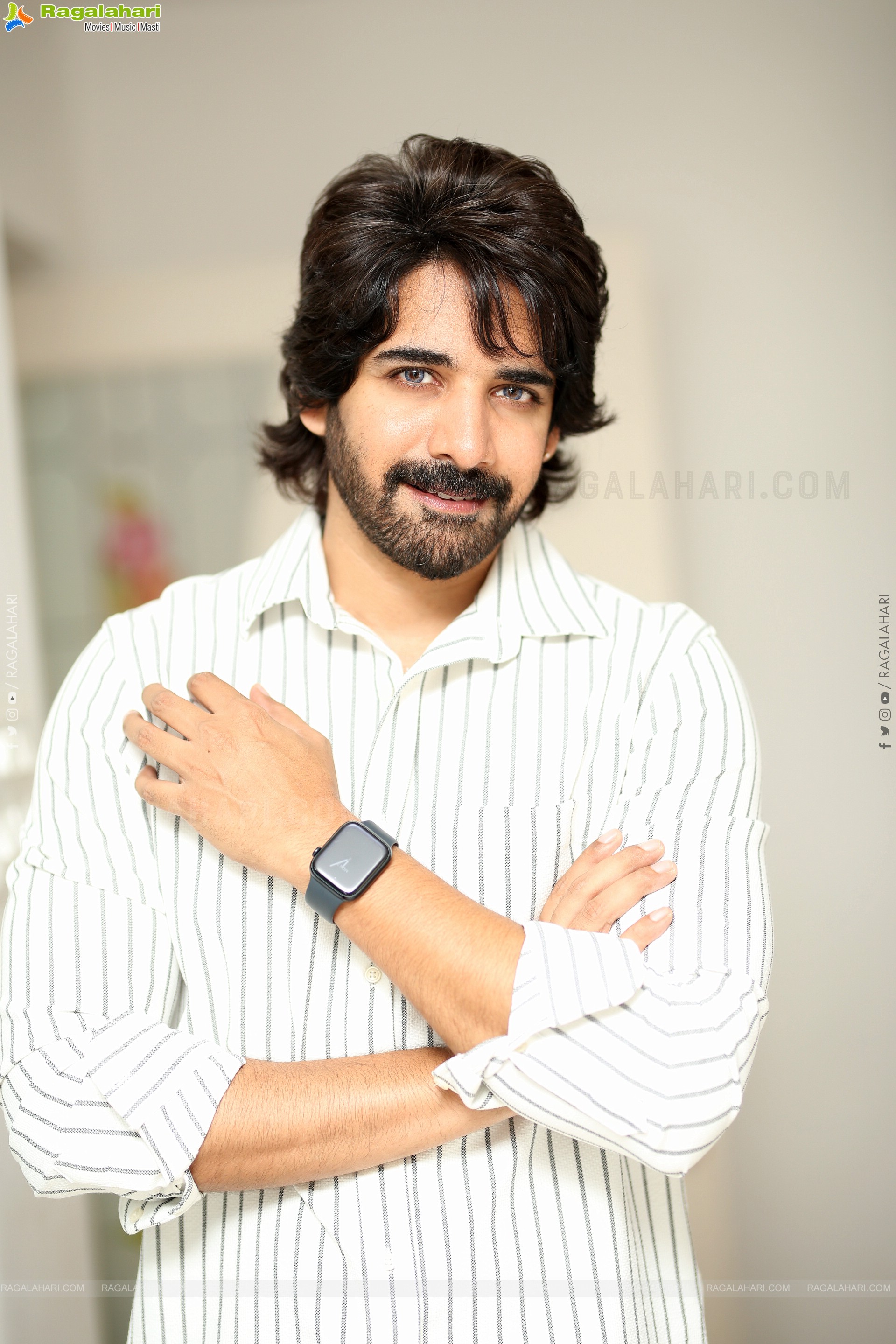 Sushanth at Ravanasura Interview,HD Gallery