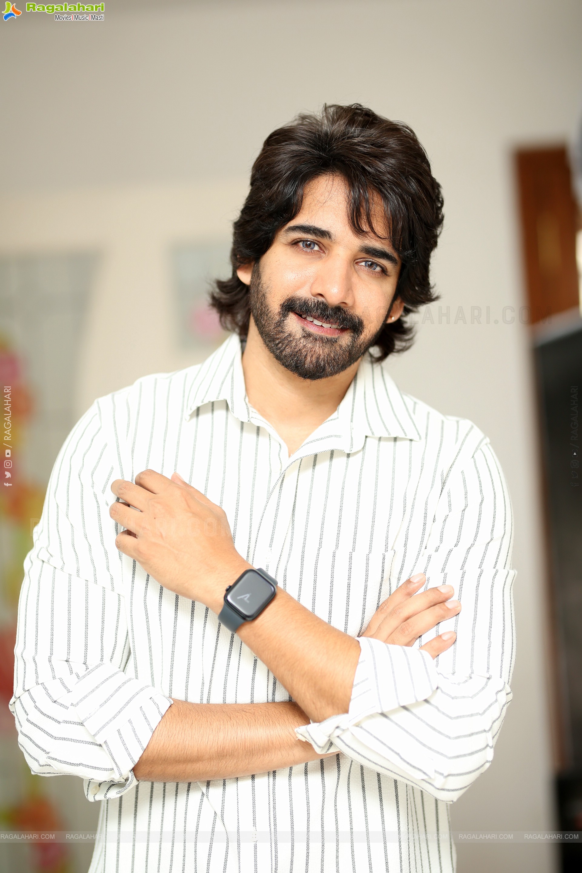 Sushanth at Ravanasura Interview,HD Gallery