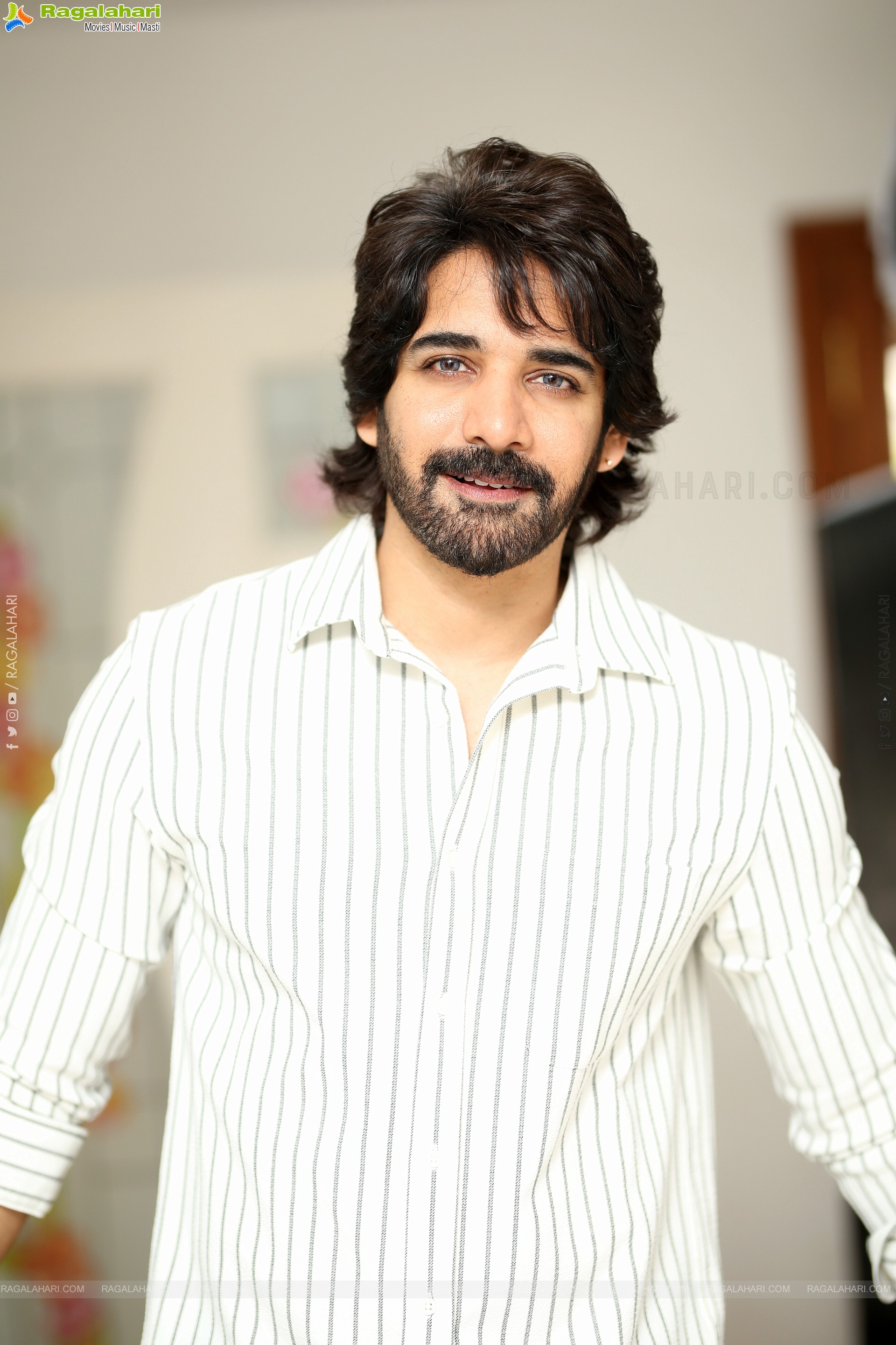 Sushanth at Ravanasura Interview,HD Gallery