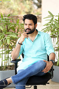 Hero Harshiv Karthik at Bahumukham Interview, HD Gallery