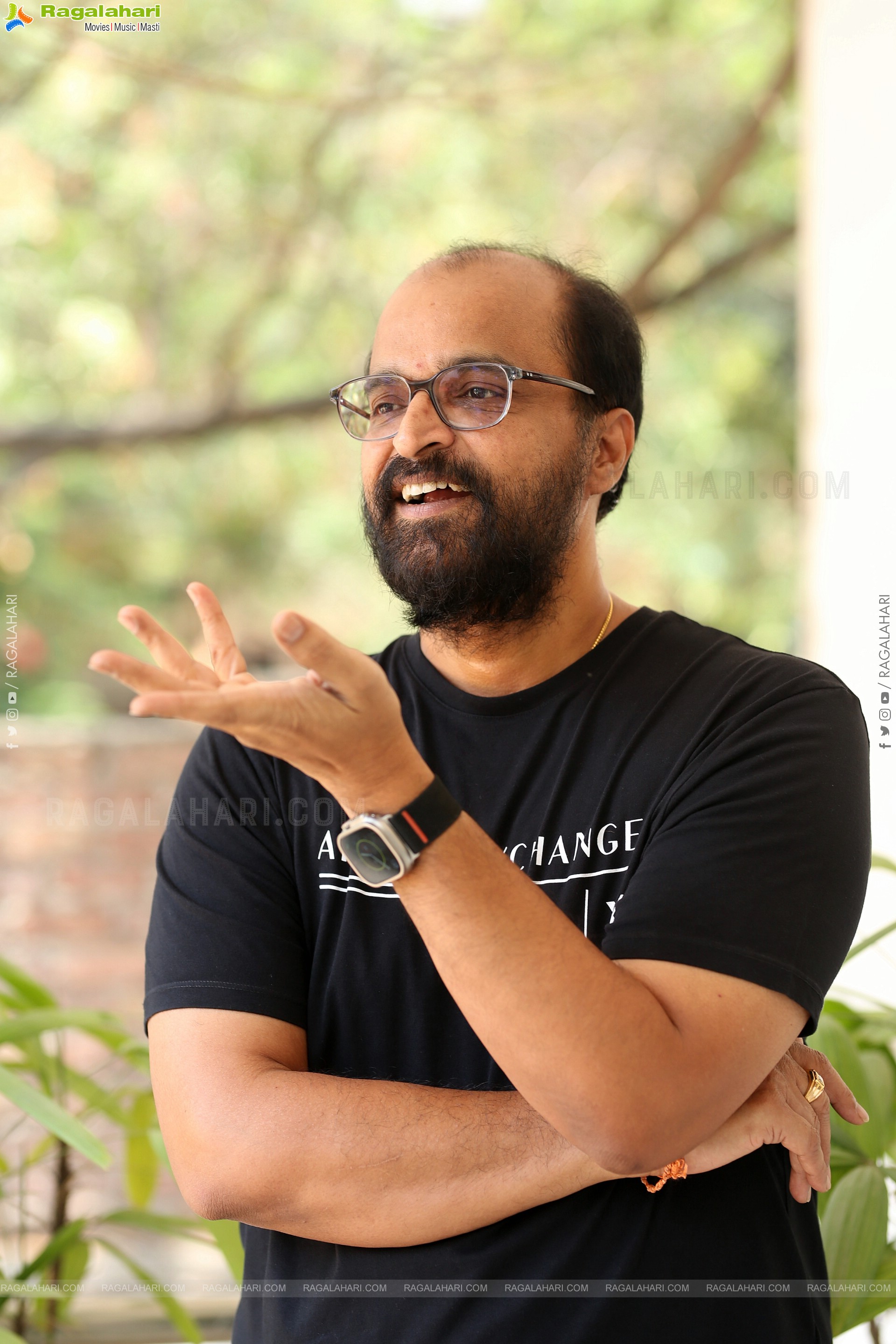 Writer Abburi Ravi at Aa Okkati Adakku Interview, HD Gallery