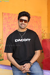 Adivi Sesh at Dacoit Movie Interview, HD Gallery 