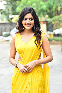 Athulya Ravi stills in Yellow Saree, HD Gallery