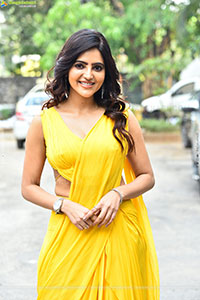 Athulya Ravi stills in Yellow Saree, HD Gallery