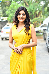 Athulya Ravi stills in Yellow Saree, HD Gallery