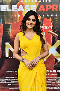 Athulya Ravi stills in Yellow Saree, HD Gallery