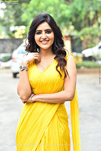 Athulya Ravi stills in Yellow Saree, HD Gallery