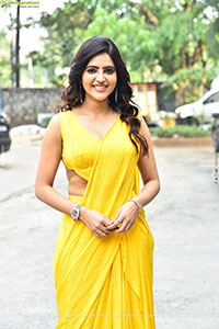 Athulya Ravi stills in Yellow Saree, HD Gallery