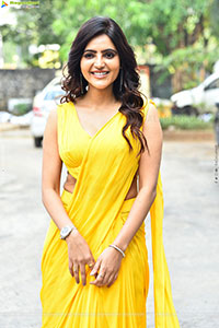 Athulya Ravi stills in Yellow Saree, HD Gallery