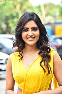 Athulya Ravi stills in Yellow Saree, HD Gallery