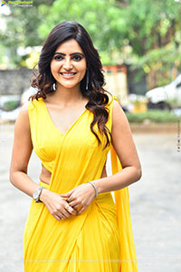 Athulya Ravi stills in Yellow Saree, HD Gallery