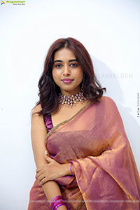 Krithika Latest stills in Traditional Saree, HD Gallery