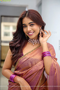 Krithika Latest stills in Traditional Saree, HD Gallery