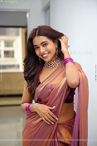 Krithika Latest stills in Traditional Saree, HD Gallery