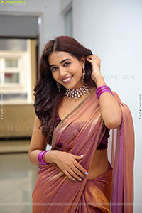 Krithika Latest stills in Traditional Saree, HD Gallery