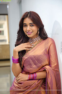 Krithika Latest stills in Traditional Saree, HD Gallery