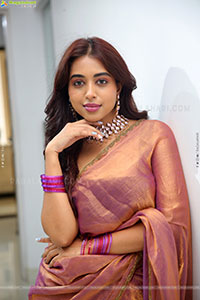 Krithika Latest stills in Traditional Saree, HD Gallery