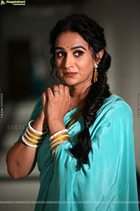 Laya stills at Vadhala Teaser Launch Event