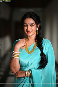 Laya stills at Vadhala Teaser Launch Event