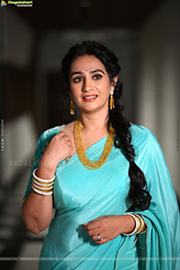 Laya stills at Vadhala Teaser Launch Event