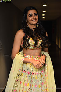 Manasa Chaudhary at Gaayapadda Simham Trailer Launch