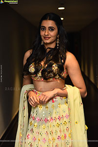 Manasa Chaudhary at Gaayapadda Simham Trailer Launch
