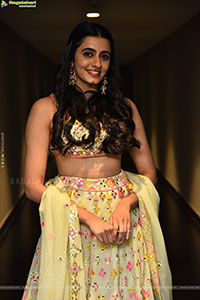 Manasa Chaudhary at Gaayapadda Simham Trailer Launch