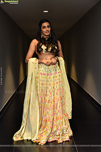 Manasa Chaudhary at Gaayapadda Simham Trailer Launch