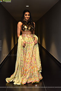 Manasa Chaudhary at Gaayapadda Simham Trailer Launch